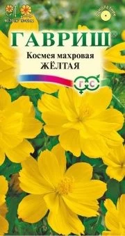 00007906_Космея Желтая махровая (Гавриш) 11000