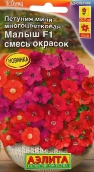 00029333_Петуния Малыш смесь многоцветковая мини (