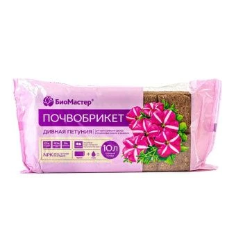 ЦБ-00018443_Почвобрикет Дивная Петуния 10л (БМ)
