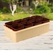 Рассадник на 8 стаканчиков ДД КОЛОР (Радиан) 1/10