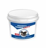 Крысиная и мышиная смерть Избавитель тесто-брикет ведро 400г 1/6 (ДГрин)