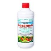 Удобрение Богатый Овощи ягоды и зелень 0,5л 1/14 (Б/И)