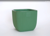 Фабио VipSet горшок с дренажной системой 4,7л со вставкой 4л зеленый d19 h19 1/8 (Сантино)