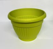 Уценка Флора кашпо без поддона 2,6л d20 h14 фисташковый (ТехПласт)