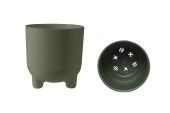 ФИТА горшок с вкладкой 1,45л d13 h14 нефрит 1/15 (Ливингрин)