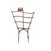 Решетка Волна 39 см орех (терра) (Ф) 1/10