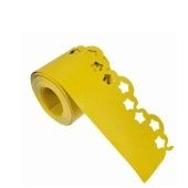 Бордюрная лента фигурная желтая 0,2x9м 1/6