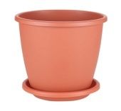Афина горшок с поддоном 3л d19,5 h17,5 терракот М6542 1/24 Альтернатива