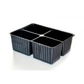 Кассета для рассады 4 ячейки длина 182мм ширина 134мм h60мм 0,18л 1/10/200 Агроком