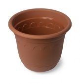 Колывань горшок с поддоном 1,8л d18 h14,5см С93 терракот1/28 Мартика