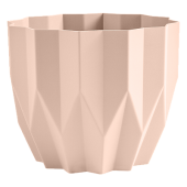 Геометрия кашпо 0,8л d13см h16см пудра 1/27 (ФлораПласт)