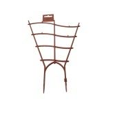 Решетка Волна 28 см орех терракот (Ф) 1/10