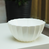 Ракушка кашпо 2,4л d22 h10,5см белый (ФлораПласт)