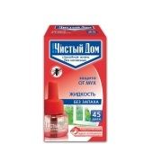 Жидкость от МУХ и комаров 45 дней Чистый Дом 1/10/80 (Т/Э)