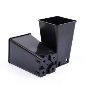 Горшок технический квадрат высокий Роза 3,5л 15x15 h20 1/10