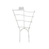 Решетка Волна 28 см белый (Ф) 1/10