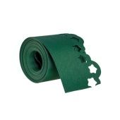 Бордюрная лента фигурная зеленая 0,2x9м 1/6