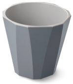 Палермо кашпо со вставкой 1,8л d16,7 h15,3 см С316КСЕР коричнево-серое 1/20 Мартика