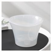 Лагуна кашпо со вставкой 0,6л d13см h9см прозрачный 1/24 (ФлораПласт)