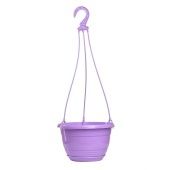 Глория кашпо подвесное с поддоном 6л d27,5 h17 лаванда 1/10 (ТехПласт)