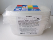 Контейнер для заморозки и хранения продуктов с крышкой 500мл 139*102*56мм 5шт/уп 1/18 Мистерия