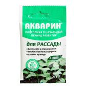 Удобрение Акварин Для Рассады 20г 1/10/60 (БХЗ)