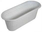 Колывань кактусница с поддоном длина 30,2 h10,1 d12,3 см С182 мрамор1/17 Мартика