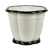 Восторг горшок с поддоном 3л d21 h20,8 белый М1235 1/25 Альтернатива