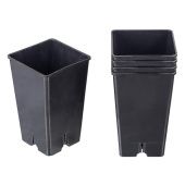 Горшок технический квадрат высокий Роза 6л 19x19 h23 1/10