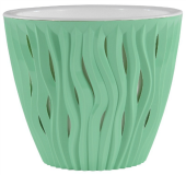 Вдохновение кашпо 2,25л d17 h17 мята (ФлораПласт)