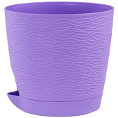 Блюз кашпо с поддоном 1,5л d14 h13см лаванда (ФлораПласт)