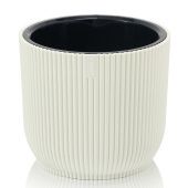 Линеа кашпо 2,3л d170 h147 слоновая кость 1/24 (ФлораПласт)