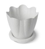 Эдельвейс горшок с поддоном 0,65л d12 h11 см С190 мрамор1/36 Мартика