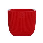 Фабио VipSet горшок с дренажной системой 4,7л со вставкой 4л красный d19 h19 1/8 (Сантино)