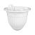 Лозанна кашпо настенное 3л d21,5 h22 белый М1513 1/16 Альтернатива