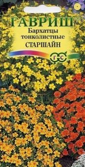 00009152_Бархатцы Старшайн тонколистные смесь (Гавриш)