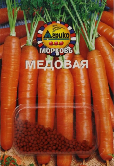 00003810_Морковь ГРАНУЛЫ Медовая 300шт серия Грядка Лентяя (Агрико)