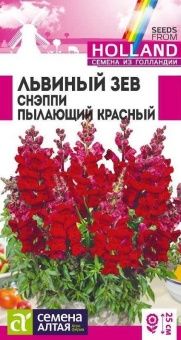 00035709_Львиный зев Снэппи Пылающий красный 10шт 