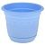 Колывань горшок с поддоном 3,7л d22 h17,7см С94 голубой 1/12 Мартика