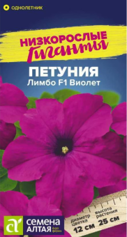 00041427_Петуния Лимбо Виолет пикоти Низкорослые гиганты 10 шт (Сем Алт) 1