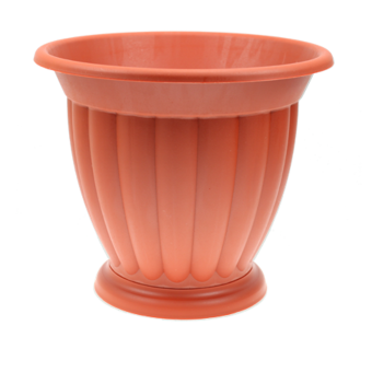 00009795_Гречинка кашпо на ножке 2л d20 h17 террак