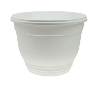 00026042_Цегла кашпо с поддоном d15 белый 1л (Флор