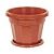 Гармония горшок с поддоном 7л d28 h22 терракот М1577 1/20 Альтернатива