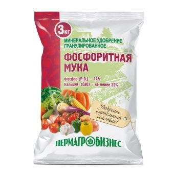 ЦБ-00010873_Фосфоритная мука гранулированная 3кг (ПАБ) (Е)