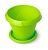 Флориана горшок с поддоном 0,3л d10 h7,6 C383 салатовый 1/32 Мартика