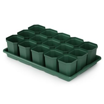 Набор для рассады с поддоном 15 горшков М1007 110 Альтернатива