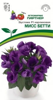 ЦБ-00000135_Эустома F1 карликовая МИСС БЕТТИ 5шт в амп (Партнер)