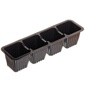 00018049_Кассета 4-х гнездная черная к микропарник