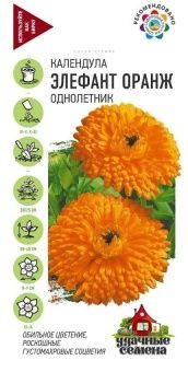00013655_Календула Элефант Оранж серия Удачные сем