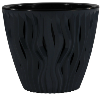 00037089_Вдохновение кашпо 3л d19 h19 антрацит (Фл